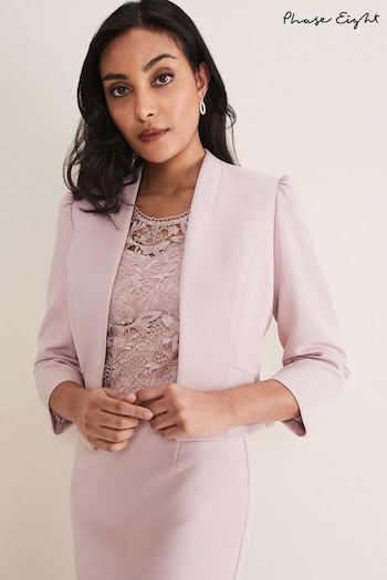 Phase Eight Pink Petite Isabella Bow Jacket (D41966) | £129