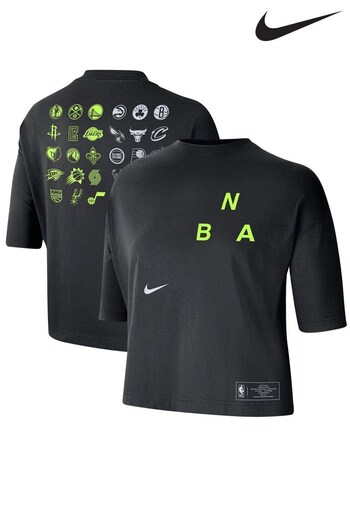 Nike glow Green NBA Team 31 Essential Boxy T-Shirt Womens (D41992) | £28