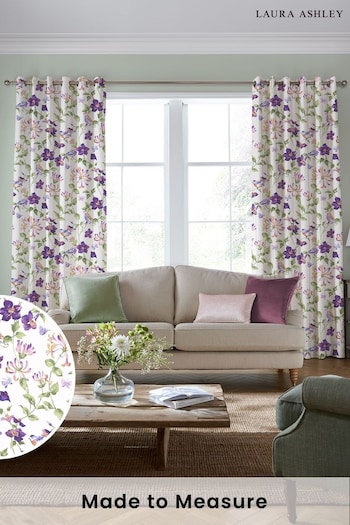 Laura Ashley Violet Elmswell Made to Measure Curtains (D41997) | £91