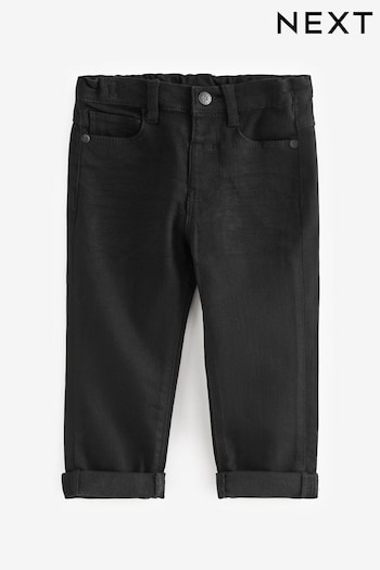 Black Regular Fit Comfort Stretch Jeans (3mths-7yrs) (D42359) | £11 - £13