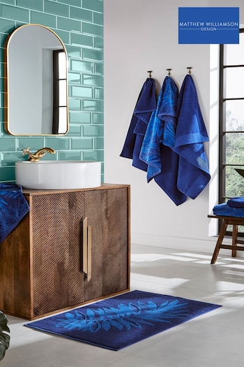 Matthew Williamson Blue La Palmera Cotton Towel (D42495) | £20 - £55