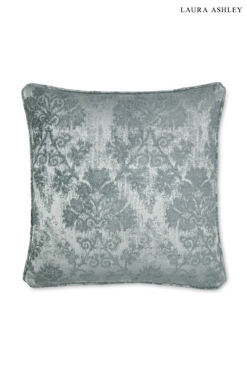 Laura Ashley Slate Forden Feather Filled Cushion (D42514) | £55