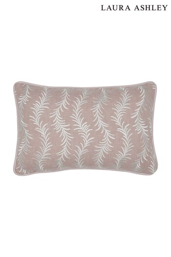 Laura Ashley Blush Pink Dee Feather Filled Cushion (D42582) | £45