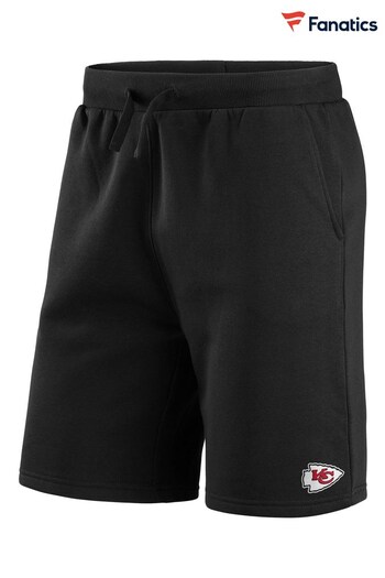 Fanatics NFL Kansas City Chiefs Littleed Essential Black Shorts (D42598) | £32