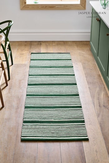 Sandals & Mules Green Stripe Wool Runner (D42610) | £130 - £150