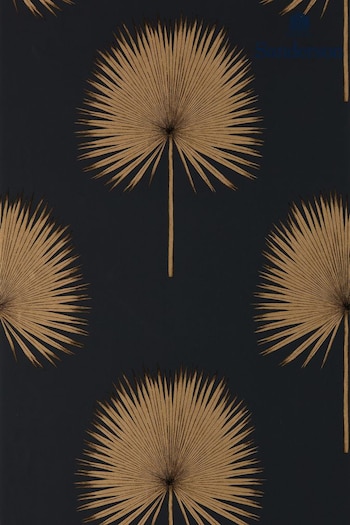 Sanderson Grey Fan Palm Wallpaper (D42869) | £64