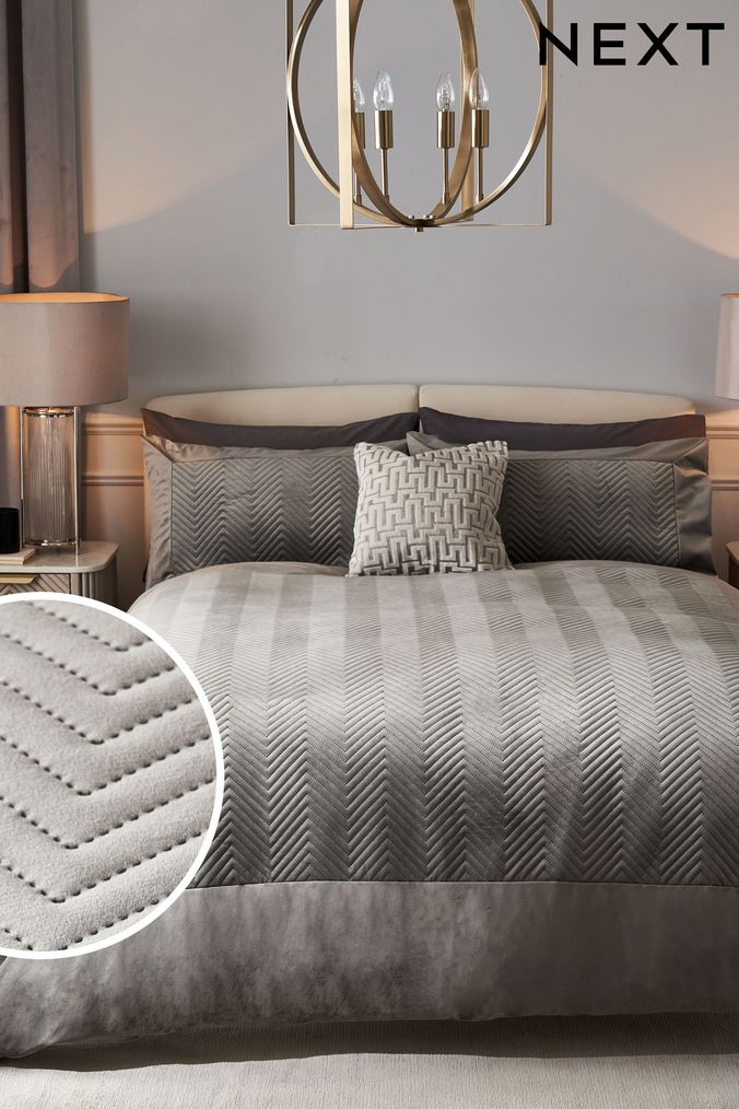 Next shop bedding grey