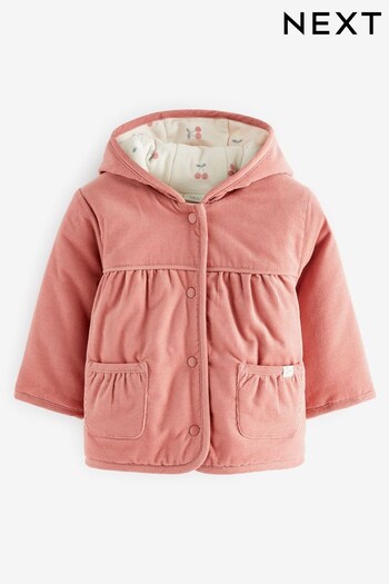 Pink Cord Baby Jacket (0mths-2yrs) (D43136) | £20 - £22