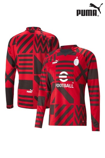 Puma Red AC Milan Pre Match Sweatshirt (D43271) | £65