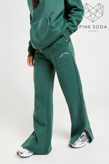 Pink Soda Green Wilacre Flare Joggers (D43373) | £35