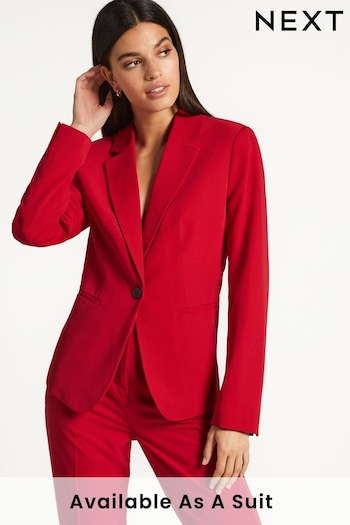 Red Tailored Single Breasted Blazer (D43392) | £48