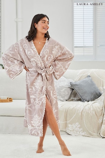 Laura Ashley Mauve Pink Dressing Gown (D43467) | £59