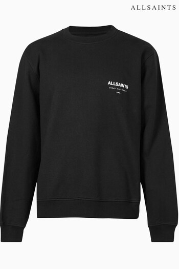 AllSaints Underground Crew Black Jumper (D43511) | £99