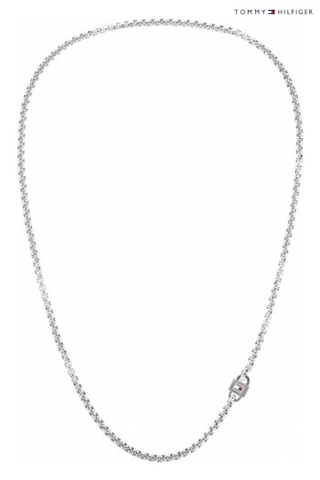 Tommy Hilfiger Gents Silver Tone Jewellery Chain Necklace (D43608) | £69