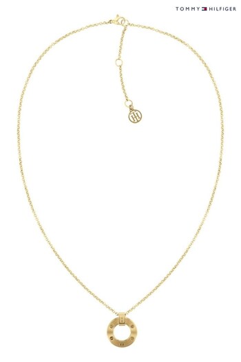 Tommy Hilfiger Ladies Gold Tone Jewellery Hardware Necklace (D43612) | £69