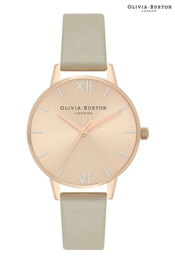 Olivia Burton Ladies Grey The England Watch (D43857) | £79