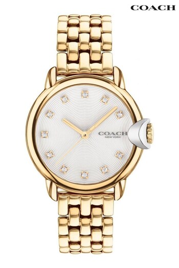 COACH Ladies Gold Tone Arden Watch (D43871) | £225