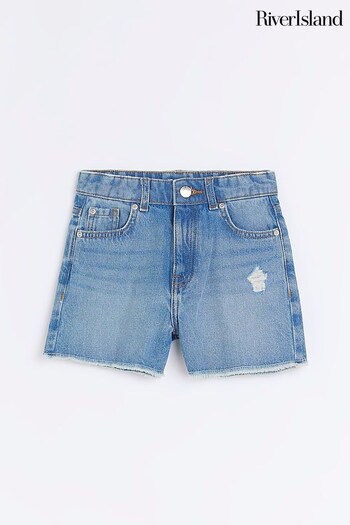 River Island Blue J32 Authentic Mom them Shorts (D43984) | £12 - £20