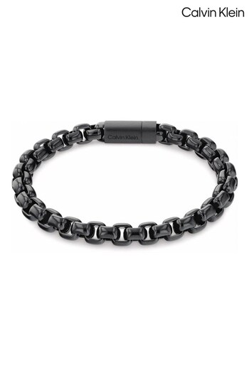 Calvin Structure Klein Jewellery Gents Stainless Steel Iconic ID Family Bracelet (D44018) | £99
