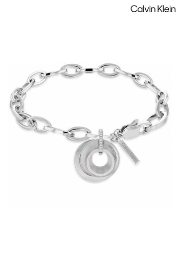 Calvin Klein Jewellery Stainless Steel Playful Circular Shimmer Bracelet (D44048) | £119