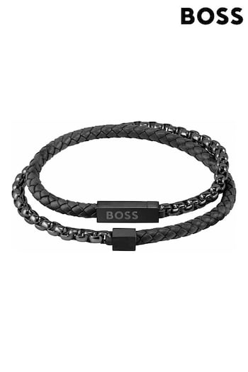 BOSS Black Jewellery Gents Blended Bracelet (D44398) | £79