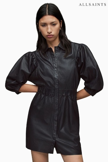 AllSaints Osa Short Black Dress (D44684) | £299