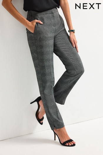 Check Shapewear Slim Trousers (D44881) | £36