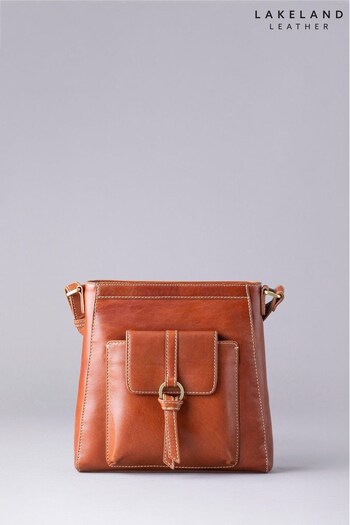 Lakeland Leather Large Birthwaite Leather Cross-Body Bag (D45224) | £90