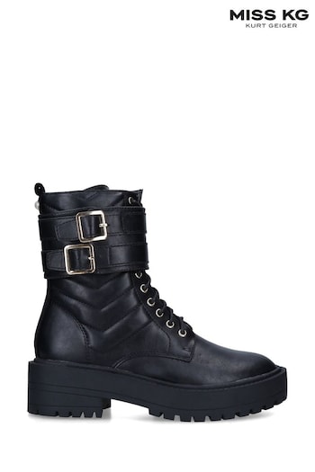 Miss KG Black Dripdrop Boots (D45538) | £119