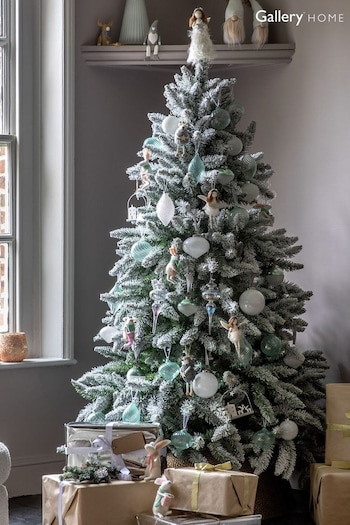 Gallery Home Green 6ft Scotland Flocked Christmas Tree (D45603) | £424.95
