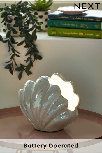 Multi Ceramic Shell Table Light (D45639) | £30
