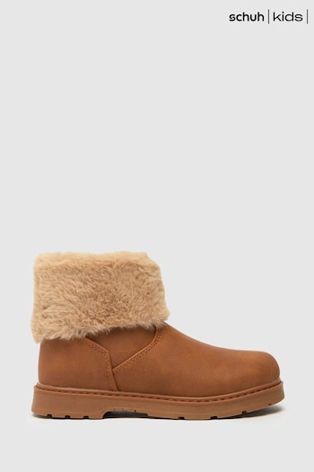 Schuh Charisma Natural Faux Fur XIMONLEE Boots (D45761) | £32 - £34