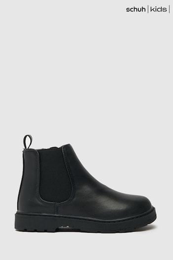 Schuh Black Coolest Chelsea Boots (D45762) | £30 - £32