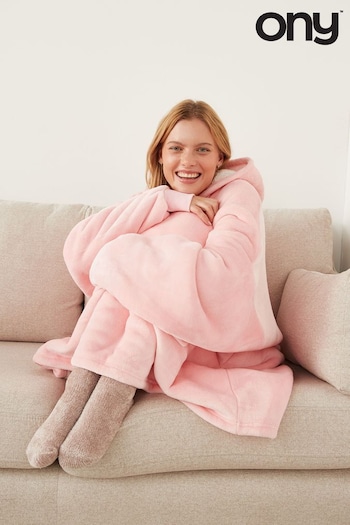 Ony Soft Cosy Fleece Extra Thick Oversized Blanket Hoodie (D45844) | £40