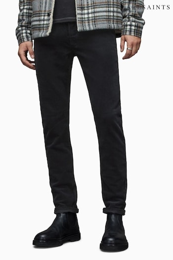 AllSaints Rex Black Cordruoy Jeans (D45974) | £119