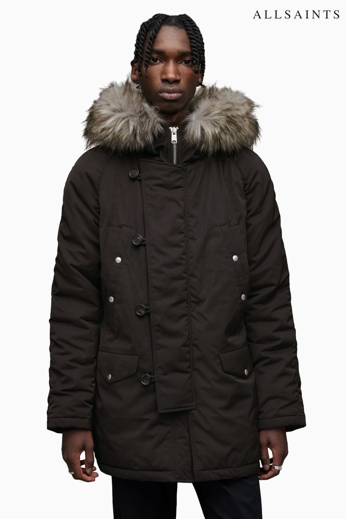 All saints mens parka discount