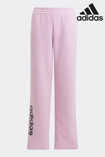 adidas Pink Fleece Joggers Kids (D46166) | £30
