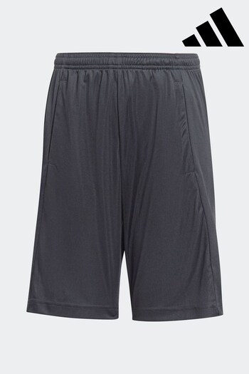 adidas reventa Grey Tr-es Logo T-Shorts (D46176) | £13