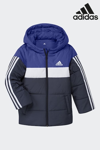 adidas management Blue Padded Jacket (D46282) | £60