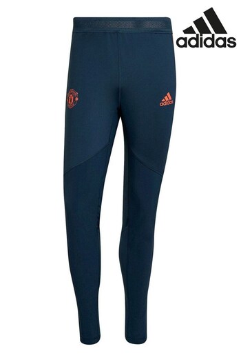 adidas Blue Manchester United Pro Training Pants (D46430) | £70