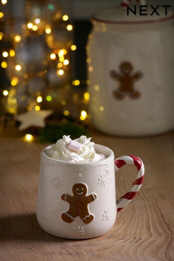 Cream Gingerbread Mug (D46546) | £8