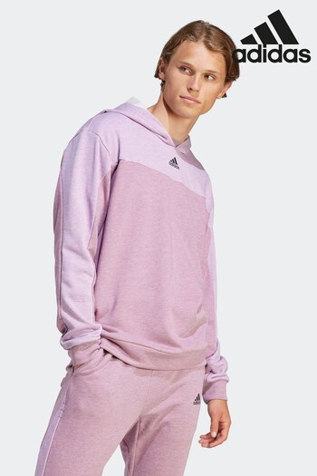 adidas Purple Sportswear Mélange Crew Sweatshirt (D46608) | £50