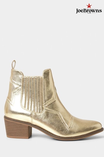 Joe Browns Gold Night Star Western Boots Marrone (D46617) | £64