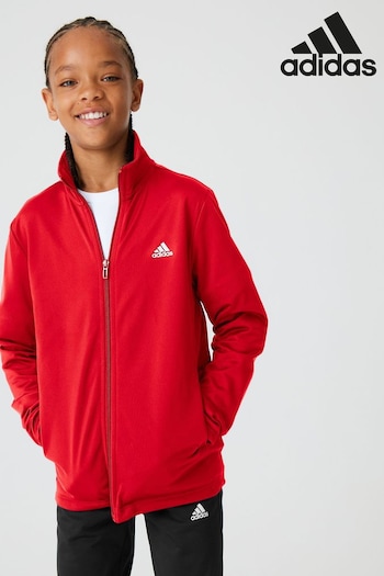 adidas Red Sportswear Essentials Big Logo Tracksuit (D46640) | £35