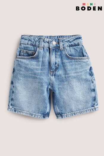 Boden Blue Denim shirt Shorts (D46692) | £29