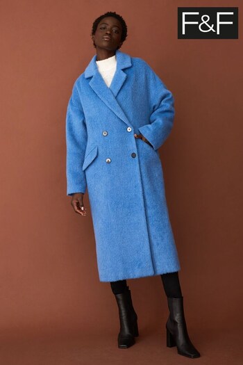 F&F Blue Longline Formal Coat (D47006) | £54