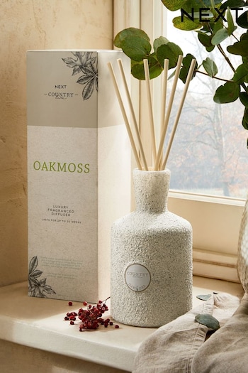 Country Luxe 400ml 400ml Oakmoss Pink Pepper and Sandalwood Fragranced Diffuser (D47015) | £30