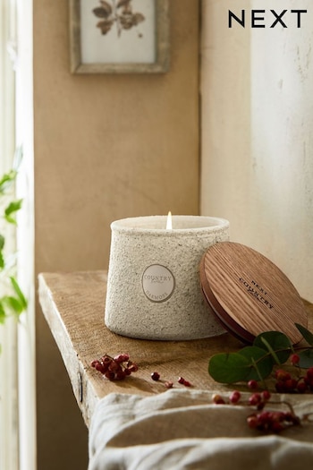 Country Luxe Oakmoss Pink Pepper and Sandalwood Fragranced Candle (D47017) | £10