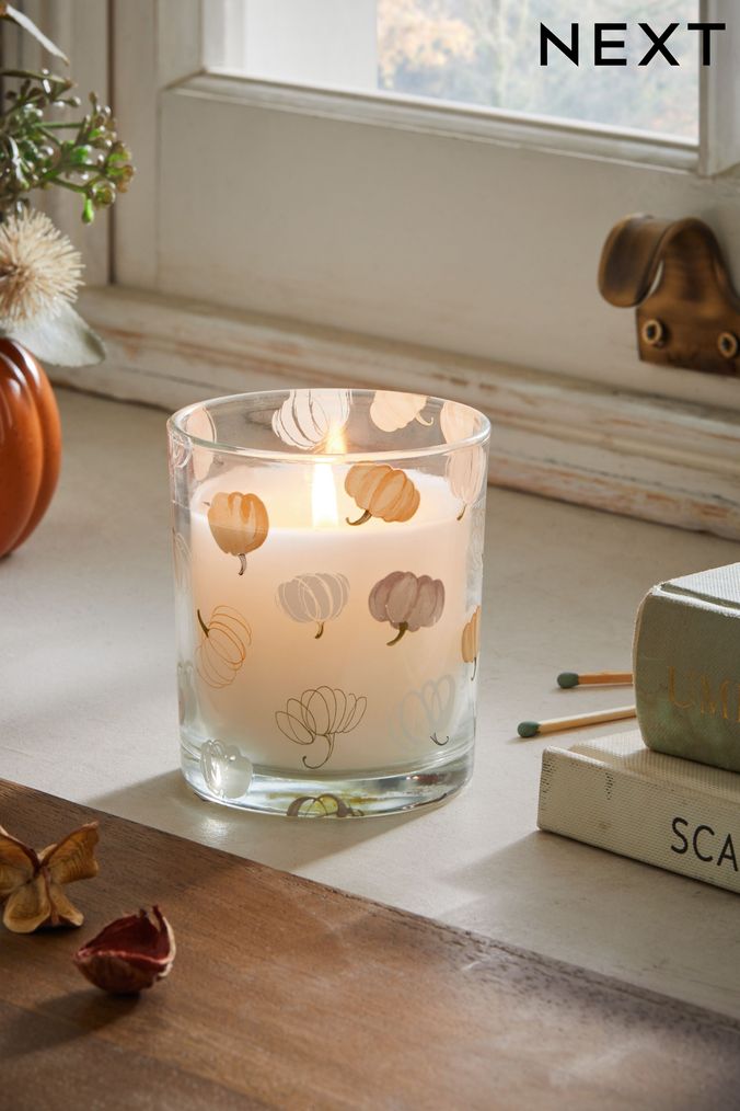 Pumpkin Pie Fragranced Candle (D47020) | £5