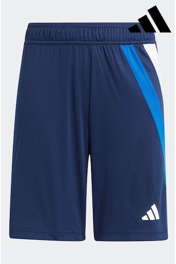 adidas Navy Junior Fortore 23 Football Shorts (D47077) | £13